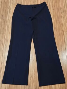 Charter Club Navy Wide-Leg Pants